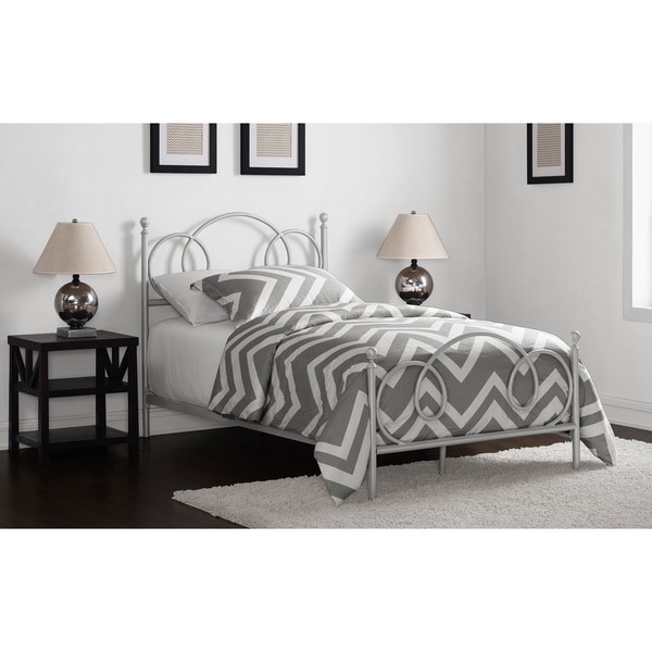Charmers Cloud 9 Silver Twin Bed