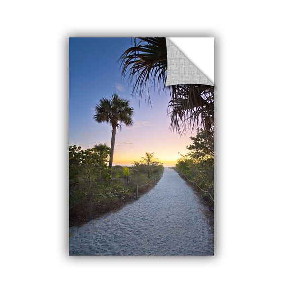 ArtWall David Kyle  ' Secluded Beach ' Art Appealz Removable Wall Art