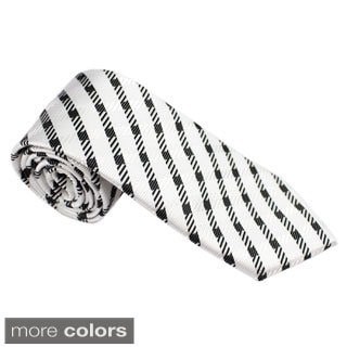 Elie Balleh Milano Italy EBNT73 Microfiber Checkered Neck Tie
