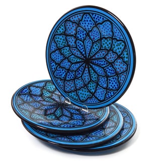 Dinner Plates (Set of 4)  Turqa Design, by Le Souk Ceramique
