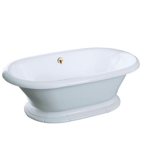Kohler Vintage 6 Foot Center Drain Free-standing Cast Iron ...