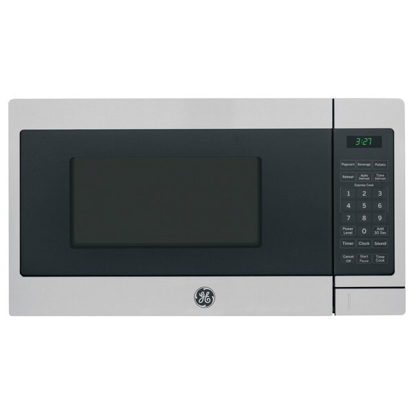 GE 0.7cubic foot Countertop Microwave Oven Stainless Steel Overstock