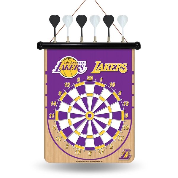 Los Angeles Lakers Magnetic Dart Set
