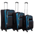 Nautica Bay Breeze Blue/Juniper Green 4-piece Spinner Luggage Set