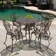 Christopher Knight Home Lauren Outdoor 5-piece Cast Aluminum Dining Set