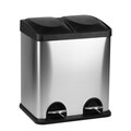 Stainless Steel 15 Liter 2-Step Recycle Bin