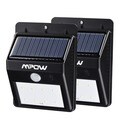 Mpow Solar Powerd Wireless LED Security Motion Sensor Light (Set of 2)