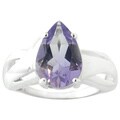 Glitzy Rocks Sterling Silver Genuine Gemstone Ring