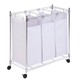 Honey-Can-Do SRT-01157 Urban Chrome Rolling Triple Sorter