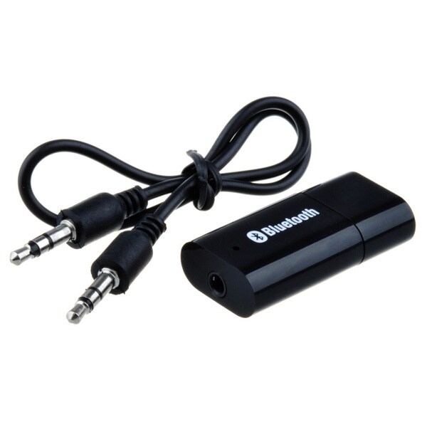 Patuoxun Black 3.5mm AUX Bluetooth Wireless Audio Receiver Adapter