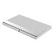 Zodaca Silver Stainless Steel Professional Business Card/ Credit Card/ Note Case Holder