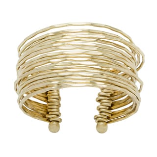 Goldtone Goldplated Cuff Bracelet (India)