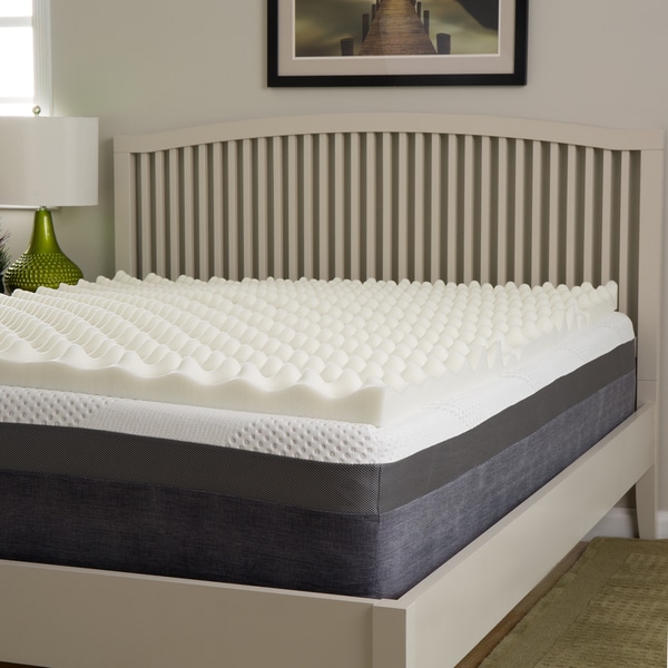 Slumber Perfect Big Bump 3-inch Convoluted Memory Foam Topper