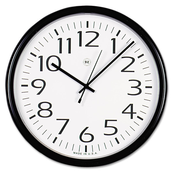 Universal Black Round Wall Clock