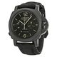 Panerai Men's PAM00317 'Luminor 1950' Automatic Chronograph Black Leather Watch