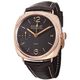 Panerai Men's PAM00421 'Radiomir' 18kt Rose Gold Automatic Brown Leather Watch
