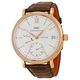 IWC Men's IW510107 'Portofino' Automatic Chronograph 18kt Rose Gold and leather Brown Leather Watch