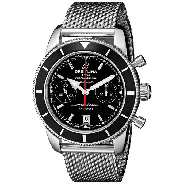 Breitling Men's A2337024-BB81 'SuperOcean' Automatic Chronograph Silver Stainless steel Watch