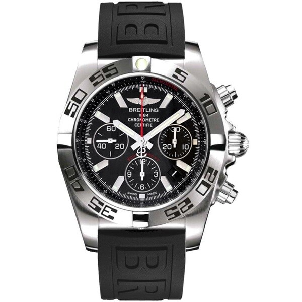 Breitling Men's AB011610-BB08 'Chronomat 44' Automatic Chronograph Silver Stainless steel Watch