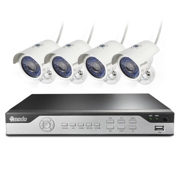 Zmodo 8 CH 960H DVR System 1TB HDD and 4 600TVL IR Camera