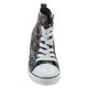 Nature Breeze Oscar-1 Women's High Top Lace Up Side Zip Hidden Wedge Sneakers