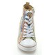 Nature Breeze Oscar-1 Women's High Top Lace Up Side Zip Hidden Wedge Sneakers