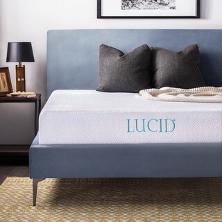 LUCID 10-inch King-size Memory Foam Mattress