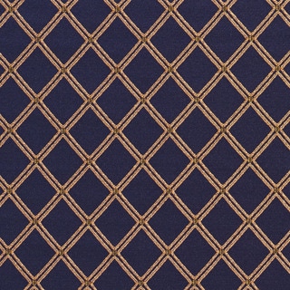 E608 Diamond Blue and Green Damask Upholstery and Drapery Fabric