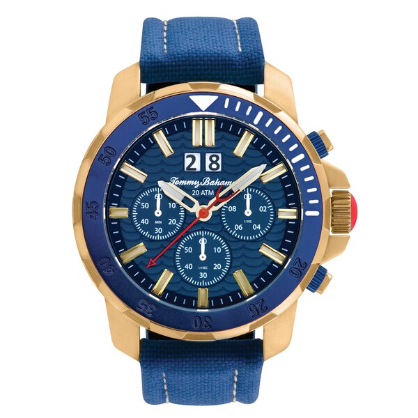 Tommy Bahama Men's 'Big Island Diver' Chronograph Strap Watch