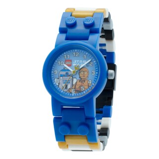 LEGO Star Wars C3PO R2D2 Kid's Minifigures Interchangeable Links Watch