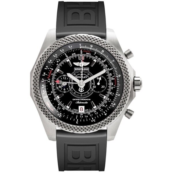 Breitling Men's E2736522-BC63 'Bentley' Automatic Chronograph Black Rubber Watch