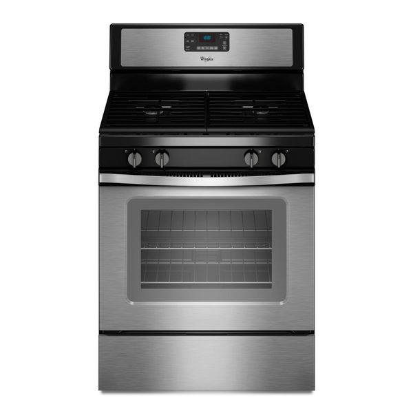 Whirlpool 5-cubic Feet Freestanding Gas Range with Accubake Temperature Management System