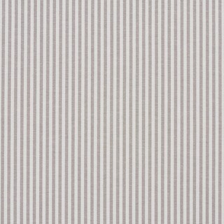 Taupe and White Ticking Stripes Cotton Heavy Duty Upholstery Fabric