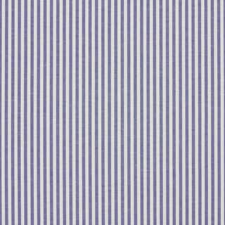 Denim Blue and White Ticking Stripes Cotton Upholstery Fabric