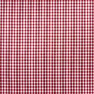 A553 Red and White Small Gingham Cotton Heavy Duty Upholstery Fabric