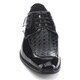 UV Signature UV006 Men's Shiny 4-eyelet Lace Up Woven Dress Oxfords