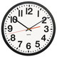 Universal Large Black Numeral Clock