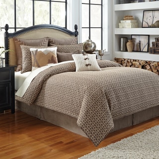 Croscill Galleria Brown 4-piece Comforter Set - 16502447 - Overstock ...