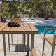 Corvus Jasmine Outdoor Bar Set with Sunbrella Fabric Cushions