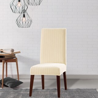 Sure Fit Stretch Pinstripe Dining Room Chair Slipcover