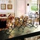 Adeco Iron Table Desktop 3-light Scroll Design Candle Holder