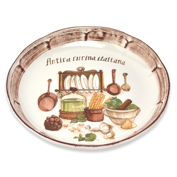 Cucina Italiana 13-inch Italian-made Rice Platter