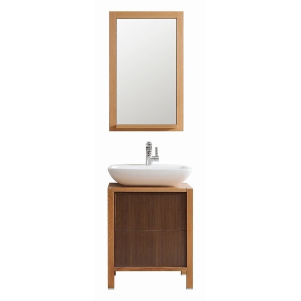 Virtu USA Midori 24-inch Single Sink Bathroom Vanity Set
