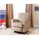 ABBYSON LIVING Bella Beige Fabric Swivel Glider Recliner Chair