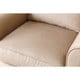 Abbyson Living Perth Beige Fabric Swivel Glider Recliner Chair