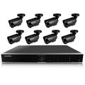 LaView 8-channel 1TB DVR Security Surveillance System with Eight 520TVL Weatherproof Cameras