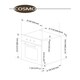 Cosmo C106SIX-PT 10-function 24-inch Electric Self-Cleaning Wall Oven
