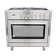 Cosmo F965 36-inch Freestanding/ Slide-in Dual Fuel Range
