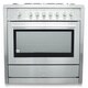 Freestanding/ Slide-in Stainless Steel 36-inch Gas Range (cos-965ag)
