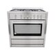 Freestanding/ Slide-in Stainless Steel 36-inch Gas Range (cos-965ag)